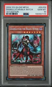 2024 PSA 10 YUGIOH MP24 25TH SECRET RARE DIABELLSTAR THE BLACK WITCH ๐ - Picture 1 of 1