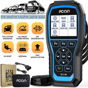FCAR Heavy Duty Truck Scanner For HINO/UD/FUSO DPF Regen Oil Reset Full Systems - Bild 1 von 22