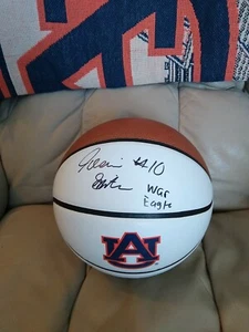 Jabari Smith Jr. Auburn Tigers Auto Logo Basketball Houston Rockets Beckett COA - Picture 1 of 4
