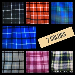 Flannel Sleep Shorts Womens Size S M L XL Plaid Pajama Boxer Lounge 7 Colors - Picture 1 of 11