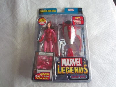 Toy Biz Marvel Legends Legendary Rider Series 2005: Scarlet Witch nuevo en paquete Foto 1 de 3