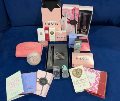 Lote de Perfumes Nuevas Muestras Perfume Diseñador Prada, Flowerbomb, D&G Jimmy, Moncler Foto 1 de 4