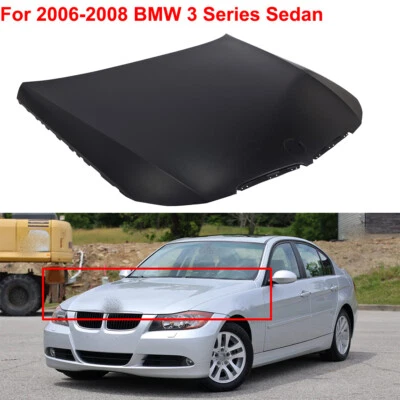 Primed Steel Hood Panel Bonnet Shell For 2006- 2008 BMW 325i 330i 328i 335i Foto 1 de 4