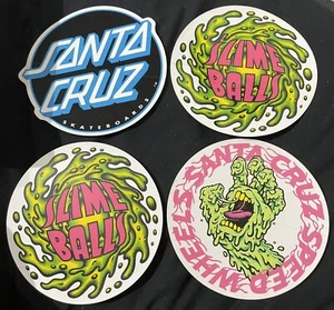 Santa Cruz Stickers Slime Balls Set Of 4 15cm - Picture 1 of 1