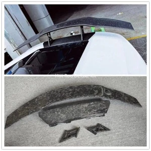 Forge Carbon Fiber Rear Trunk Spoiler Wing For Lamborghini Huracan LP580 LP610 - Picture 1 of 7