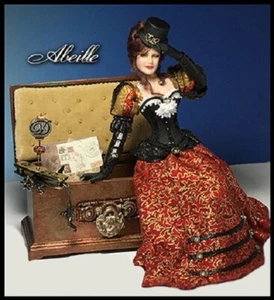 1:12 Visual Mini Doll Dressing Made Easy~By Dana ~Doll Patterns ABEILLE~ - Picture 1 of 1