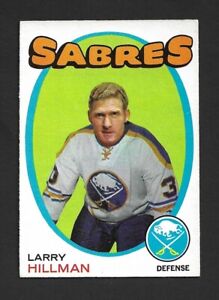 1971-72 OPC O-Pee-Chee Hockey NHL #168 Larry HILLMAN Buffalo Sabres. NR-MT.