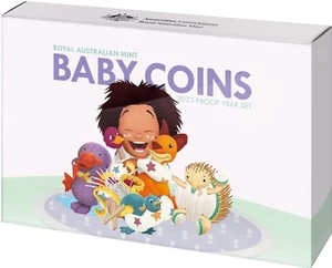 2023 Baby Proof Coin Set RAM - Unique $2, $1, 50c, 20c, 10c, 5c - Picture 1 of 12