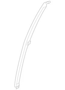 2013-2016 Mazda CX-5 OEM Right Rear Door Window Channel KD53-72-602C - Picture 1 of 3