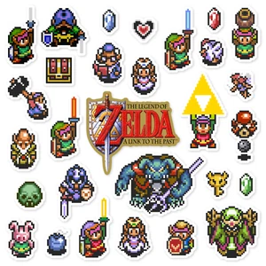 The Legend of Zelda A Link to the Past Sticker Nintendo SNES 29 Sticker Pack - Bild 1 von 2