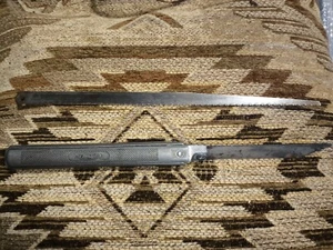 Vintage 1940s Uniclap Augusta Folding General Purpose Hack Wood Saw + 2 Blades - Picture 1 of 5