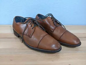¡LEE! Zapatos de vestir Cole Haan Lenox Hill Gorra Oxford Británicos Bronceados, talla 8,5 W - Imagen 1 de 11