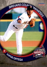 2015 Brevard County Manatees Choice #16 Jorge Ortega Venezuela VZ Baseball Card