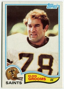 1982 Topps #406 Elois Grooms New Orleans Saints - Picture 1 of 2