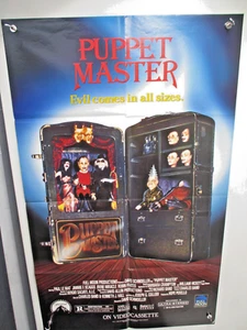 1989 Poster PUPPET MASTER 23"x36" Video CM3432 - Picture 1 of 3