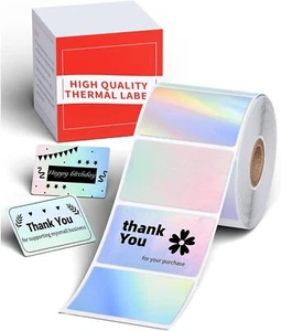 40x30mm Holographic Waterproof Sticker Paper for Phomemo M110/M220/M250 Printer - Picture 1 of 7