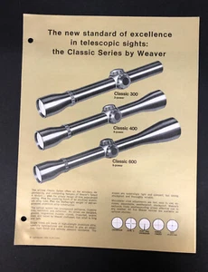 1970 Weaver Scopes Catalog Hunting Print Ad El Pasco Texas - Picture 1 of 5