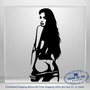 Sexy Girl Decal Woman Car Bumper Window Vinyl Sticker Striptease Skin Cover Fun