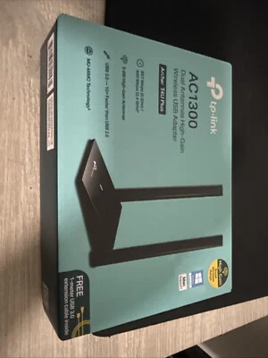 Tp-Link Archer T4U Plus AC1300 Dual Antennas High-Gain Wireless USB Adapter - Image 1 of 3