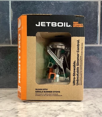 JETBOIL MIGHTYMO 10,000 BTU Single Burner Backpacking Stove  NEW - Image 1 of 4