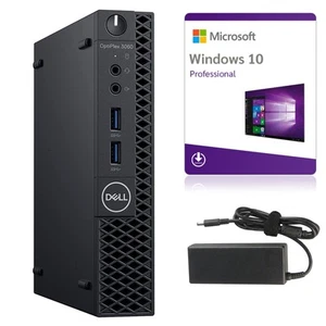 MINIATUROWY KOMPUTER DELL OPTIPLEX 3060 MICRO i5-8500 16GB 256GB SSD W10P KL A - Zdjęcie 1 z 11