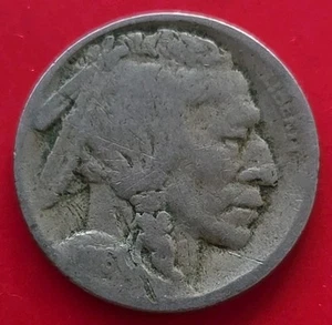 1916-S USA Buffalo Nickel 5 Cents - Foto 1 di 2