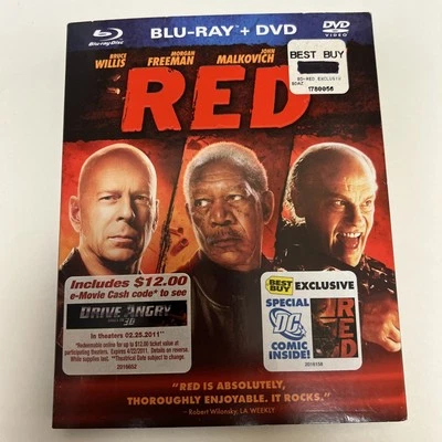 Red (Limited Edition Blu-ray/DVD Combo with Comic Book) - Blu-ray - VERY GOOD - Image 1 of 4