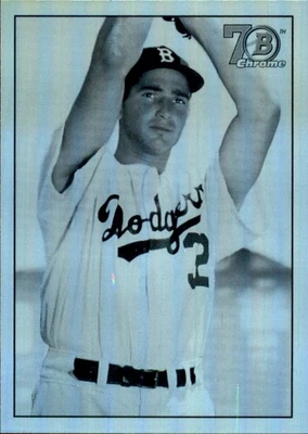 2017 Bowman Chrome '48 Bowman Refractors #48BSK Sandy Koufax - NM-MT - Image 1 of 2