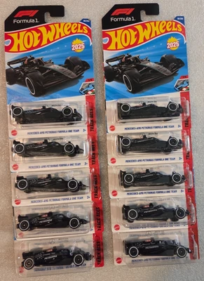 Fórmula 1 Mercedes-AMG Petronas ¡Lote de (10)! Hot Wheels Foto 1 de 4