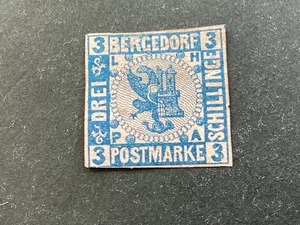 ICOLLECTZONE Germany Bergedorf 4 VF hinged - Picture 1 of 2