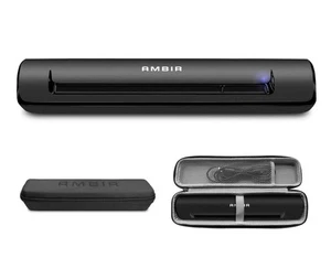 Ambir TravelScan Pro Go Scanner, Software and Case Bundle (ps600-go-na) - Picture 1 of 6