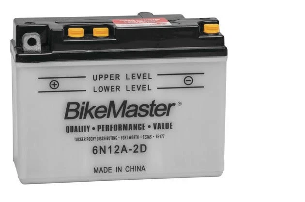 BikeMaster Standard Battery 6N12A-2D fits Honda CM185T Twinstar/CM200T Twinstar - Image 1 of 1