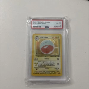 1999 POKEMON JUNGLE #2 ELECTRODE-HOLO PSA 8 - Picture 1 of 2