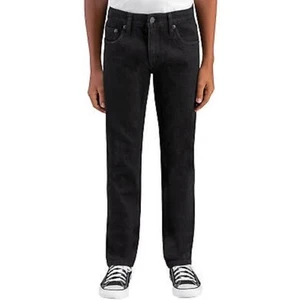 Levis 511 Slim Performance Boys Casual Black Denim Jeans US Boy's 12R 26x27 - Picture 1 of 10