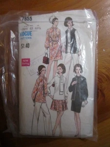 SEWING PATTERN VOGUE NO. 7655 GREAT **** MUST SEE * - Picture 1 of 2