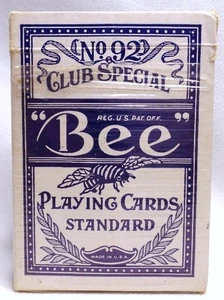 VINTAGE USPCC BLUE SEAL BEE No92 CLUB SPECIAL BACK No67 EXTRA SELECTED CARDS - Bild 1 von 9