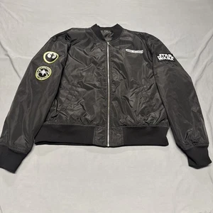 Star Wars Jacke Herren Größe 2XL Schwarz Rebel Alliance Bomber X-Wings Polyester - Bild 1 von 14