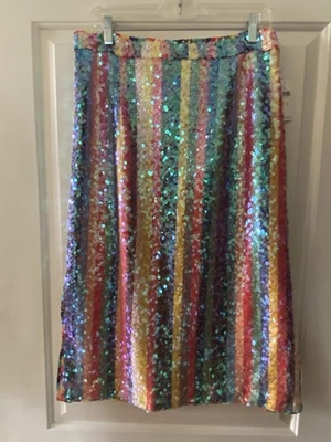 MAEVE sequin midi skirt NWT size 14 - Image 1 of 4
