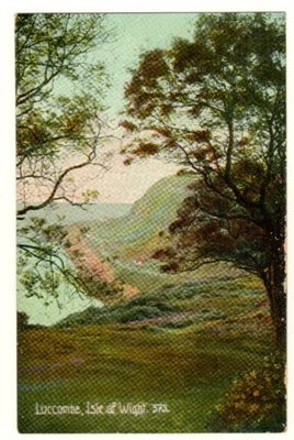Postal vintage sin publicar de Luccombe, Isla de Wight #573 Gran Bretaña Foto 1 de 4