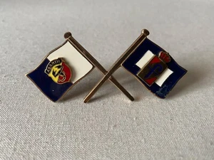 Stemma Abarth Pininfarina - Bandiere Incrociate - Raro da Collezione - Foto 1 di 3