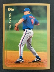Tom EVANS 1999 Topps Baseball #367 Toronto Blue Jays - Picture 1 of 2