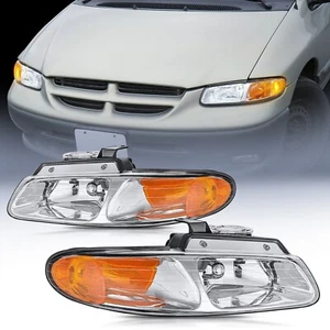 Nilight Headlight Assembly for 1996-1999  Chrysler Dodge & Plymouth Headlamp - Picture 1 of 8