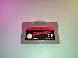 POSSIBLE LOT - NES CLASSICS :) Super Mario Bros Jeu GBA Nintendo gameboy advance - Imagen 1 de 1