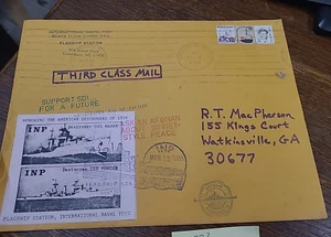 APC Z777 USA naval cover USS Porter 1986 Flagship station - Picture 1 of 7