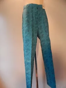 Pantalones deportivos elegantes retro plisados cachemir vintage 9 New Wave años 80 90 - Imagen 1 de 12