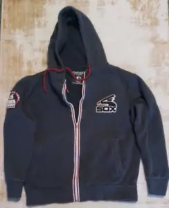 Chicago WhiteSox Full Zip Hoodie Mens Large Cooperstown Collection Jacket Y2K - Picture 1 of 13