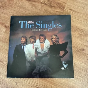 ABBA-The Singles The First Ten Years Vinyl -Record -Double LP -1982- - Picture 1 of 10