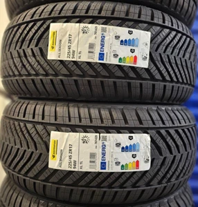 2X NEW TAURUS BY MICHELIN 225/45/17 225 45 ZR17 XL 94W SNOW 2254517 ALL SEASON - Picture 1 of 7