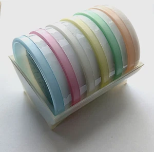 Vintage, Tupperware, Pastel Wagon Wheel Coasters, Set 6, c/w Caddy Holder 1960's - Picture 1 of 6