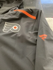 WOMENS PHILADELPHIA FLYERS Fanatics Branded Full-Zip HOODED JACKET BLACK L NWT - Picture 1 of 5